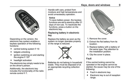 2024-2025 Vauxhall Vivaro Owner's Manual | English