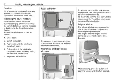 2025-2026 Vauxhall Vivaro Owner's Manual | English