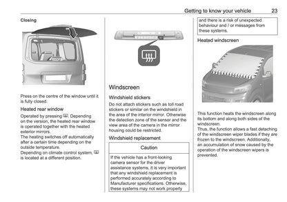 2025-2026 Vauxhall Vivaro Owner's Manual | English