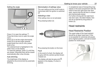 2025-2026 Vauxhall Vivaro Owner's Manual | English