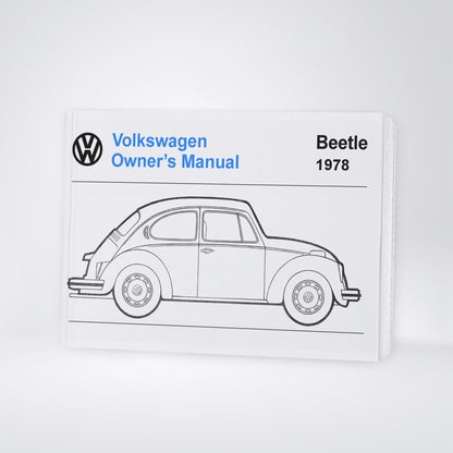 1978 Volkswagen Beetle Owner's Manual | English