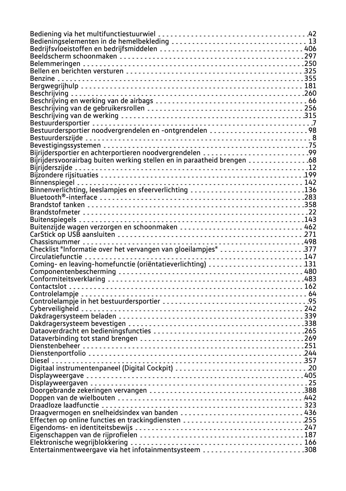 2020-2021 Volkswagen Polo Owner's Manual | Dutch
