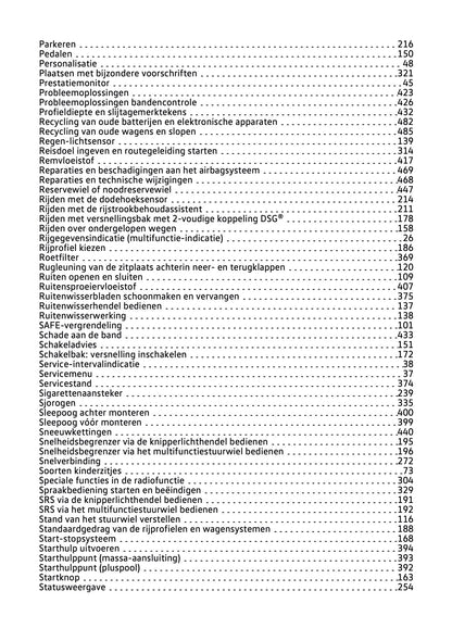 2020-2021 Volkswagen Polo Owner's Manual | Dutch