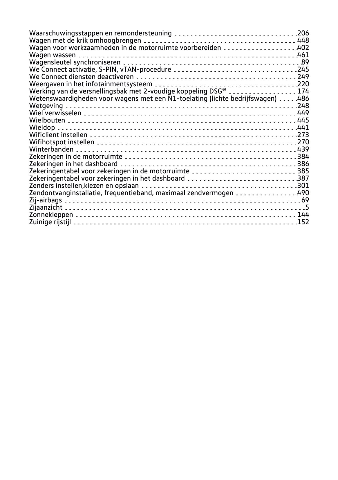2020-2021 Volkswagen Polo Owner's Manual | Dutch