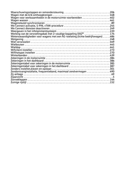 2020-2021 Volkswagen Polo Owner's Manual | Dutch