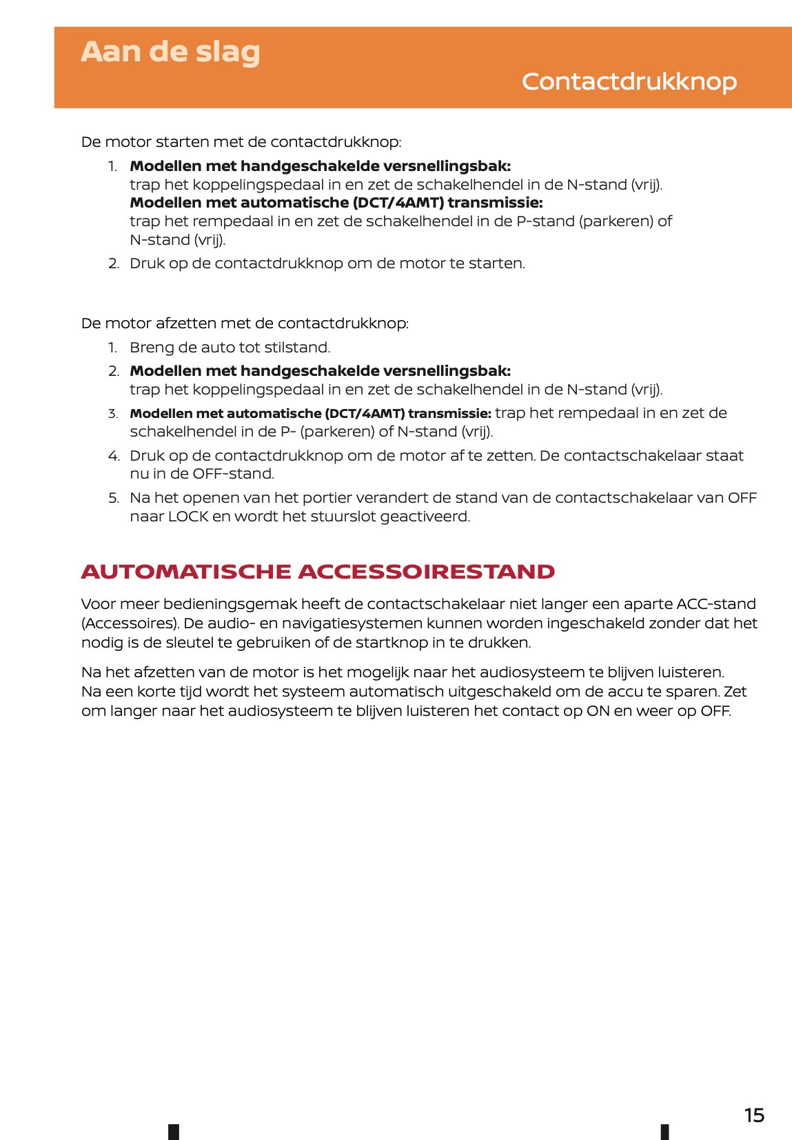 2022-2023 Nissan Juke Hybrid Quick Start | Dutch