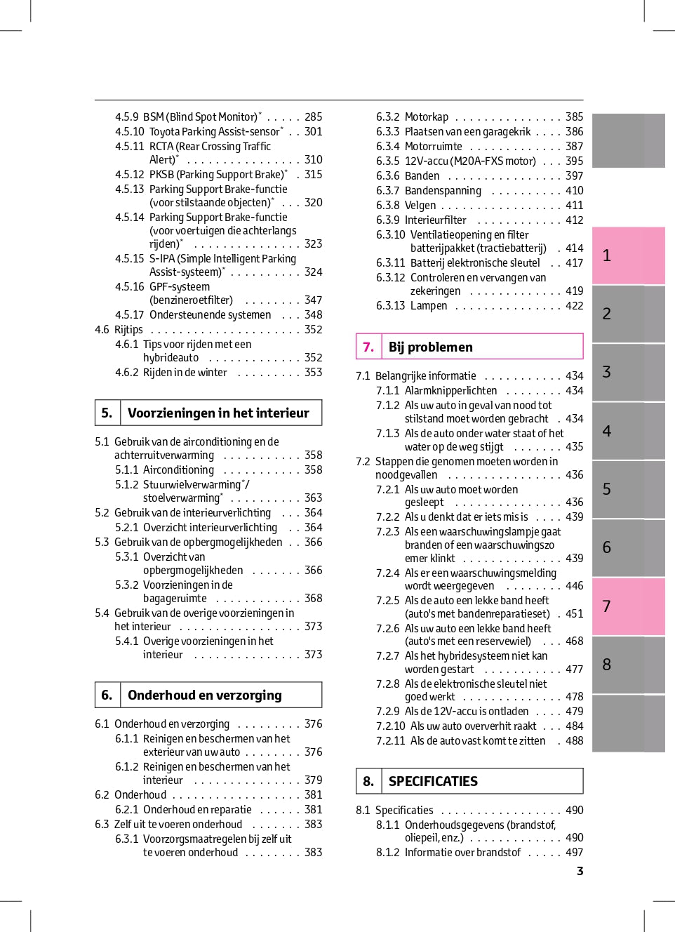 2022-2023 Toyota C-HR Hybrid/C-HR Owner's Manual | Dutch