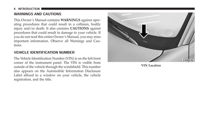 2017 Dodge Challenger SRT/Challenger Hellcat Owner's Manual | English