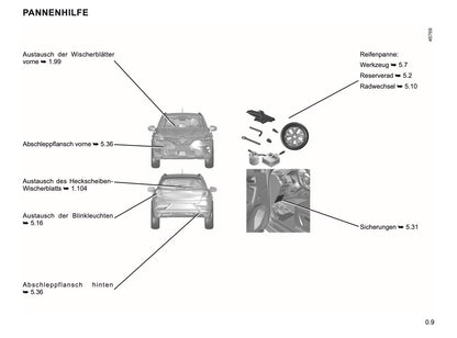 2019-2020 Renault Captur Owner's Manual | German