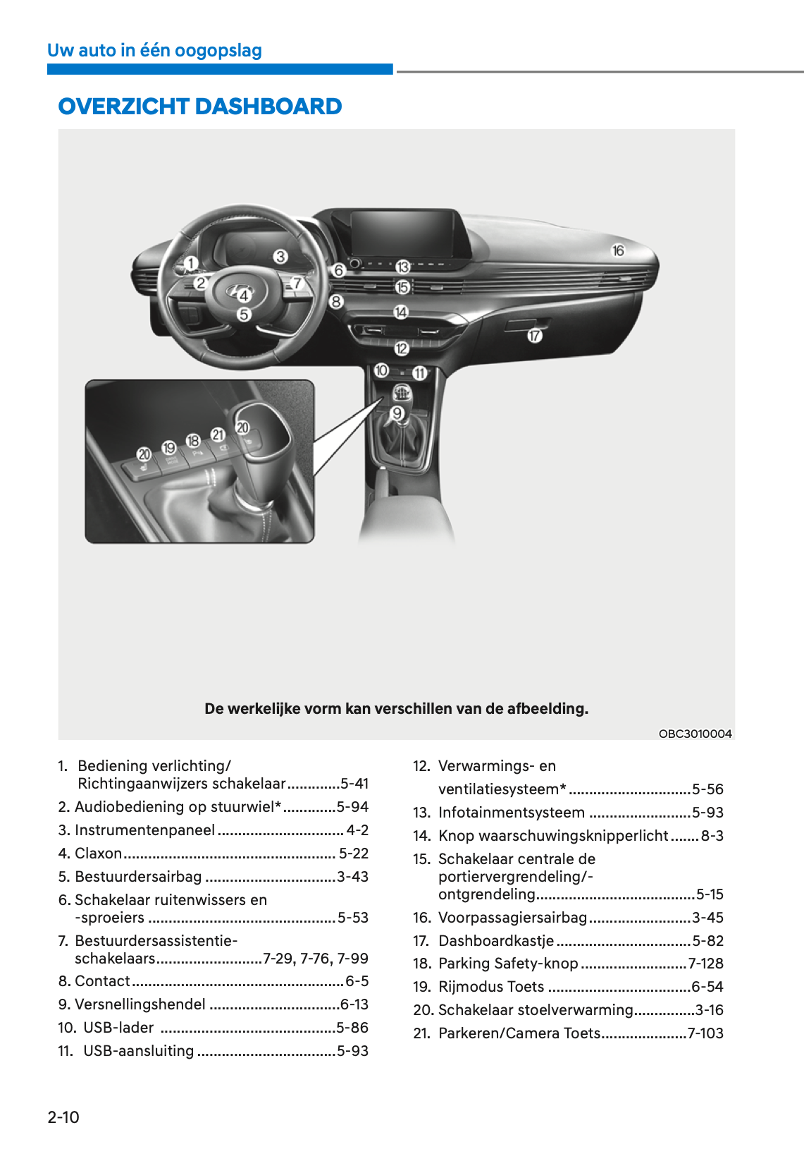 2021-2022 Hyundai i20/Bayon Bedienungsanleitung | Niederländisch