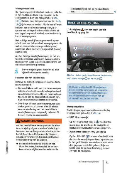 2020-2023 Volkswagen ID.3 Owner's Manual | Dutch