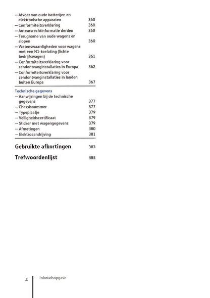 2020-2023 Volkswagen ID.3 Owner's Manual | Dutch