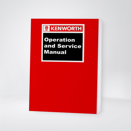 1978 Kenworth Owner's Manual | English