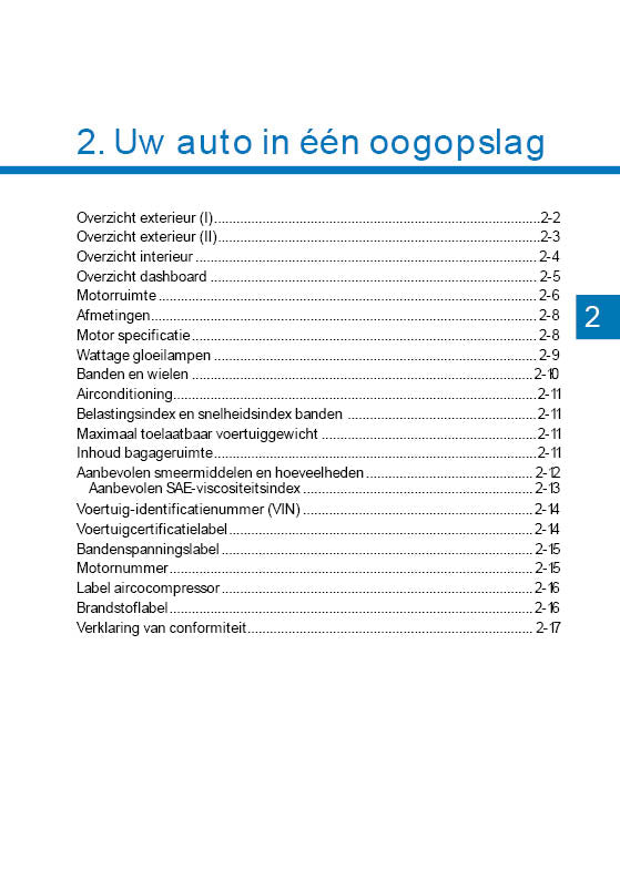 2020 Hyundai i10 Owner's Manual | Dutch