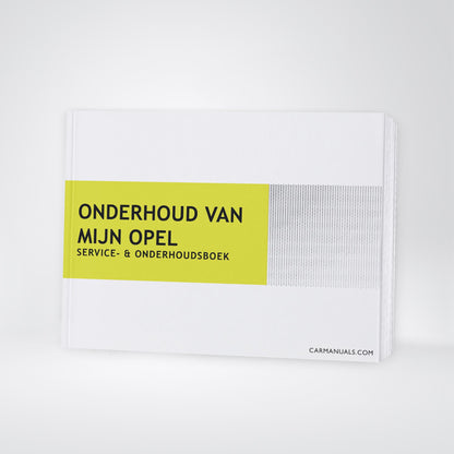 Opel Onderhoudsboekje | Nederlands