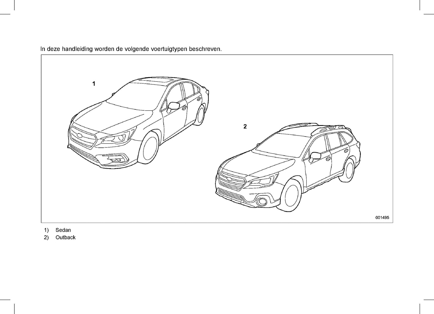 2019 Subaru Outback/Legacy Manuel du propriétaire | Néerlandais