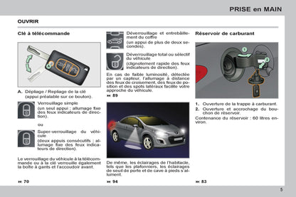 2011-2013 Peugeot 308 cc Gebruikershandleiding | Frans