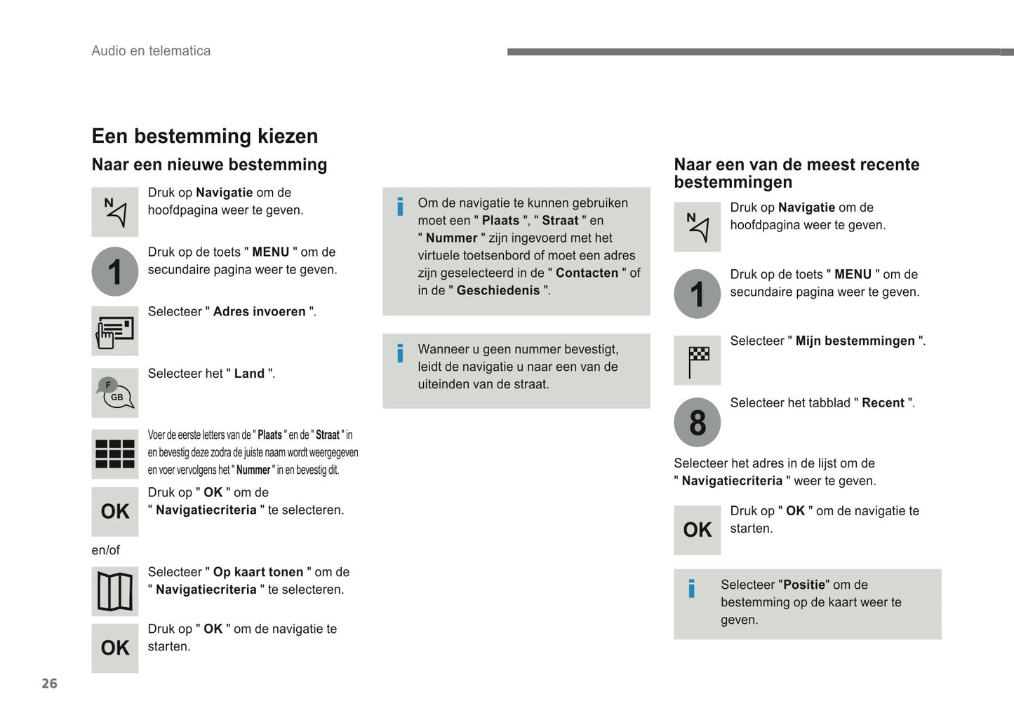 2016-2018 Citroën Infotainment Handleiding | Nederlands