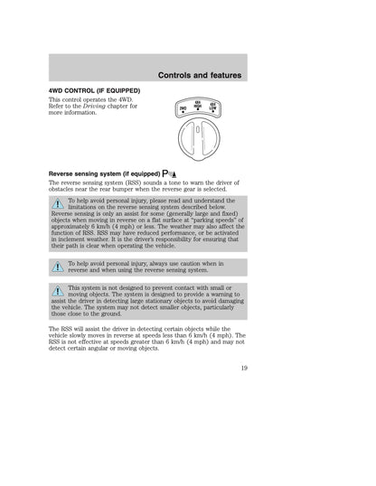 2000 Ford Excursion Owner's Manual | English