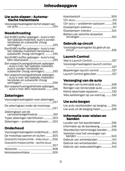 2024 Ford Puma Gebruikershandleiding | Nederlands