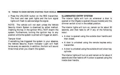 2008 Dodge Viper Owner's Manual | English