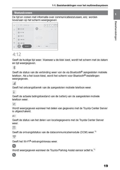 2024 Toyota Corolla Touring Sports Navigation Manual | Dutch