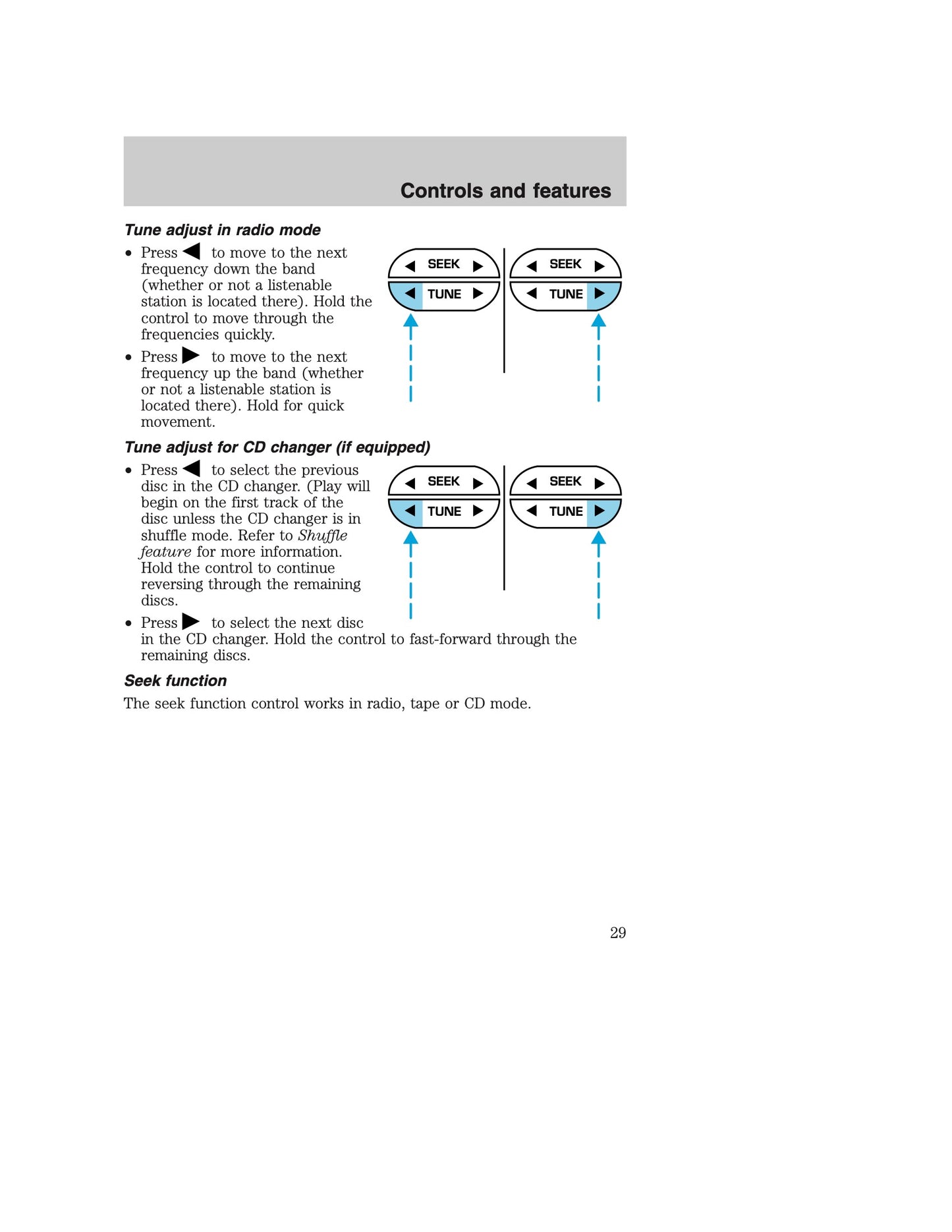 2000 Ford Excursion Owner's Manual | English