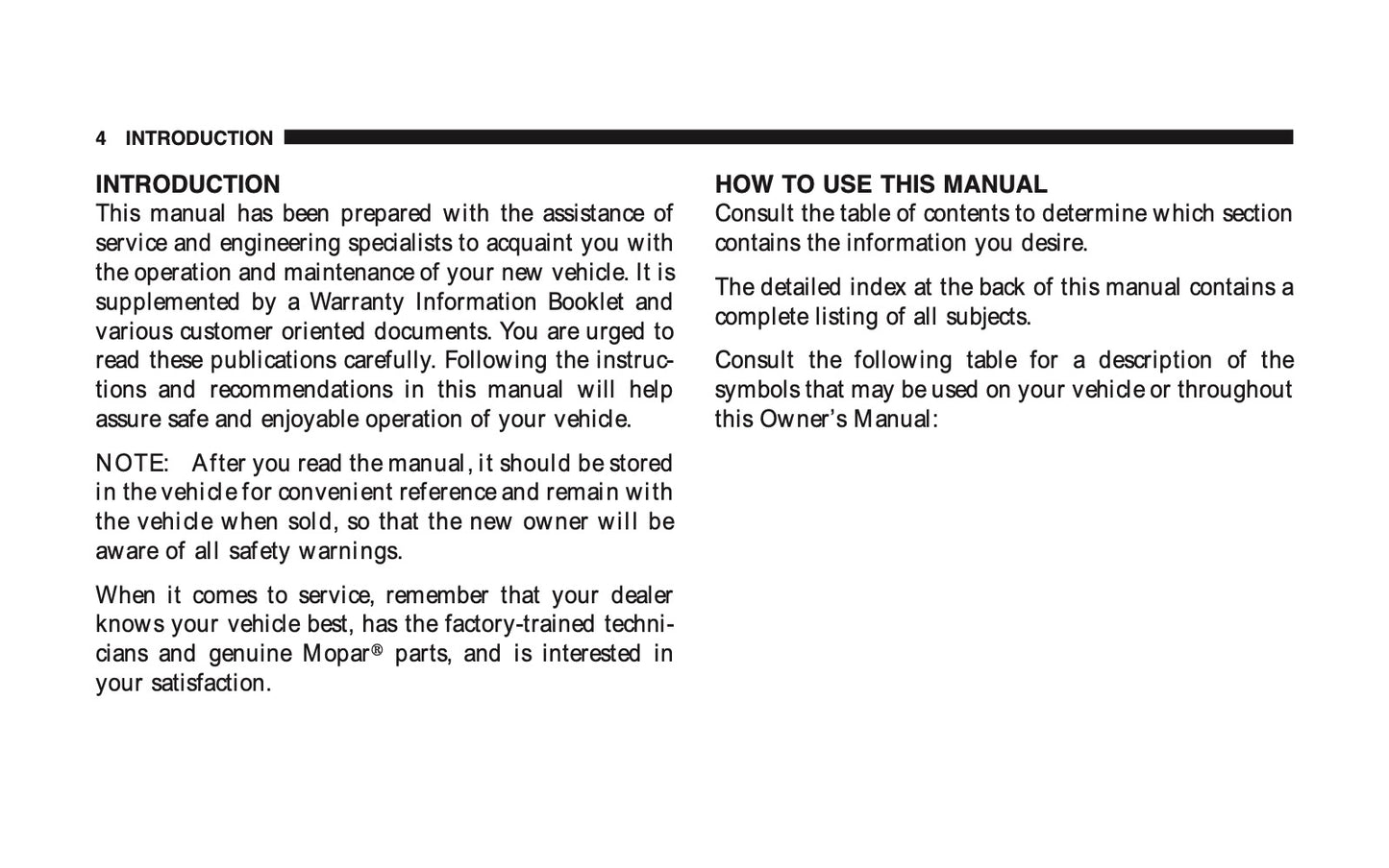 2008 Dodge Viper Owner's Manual | English