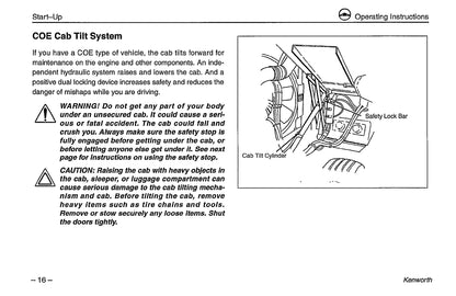 1996-2003 Kenworth K100/W900/T600/T800/C500 Owner's Manual | English