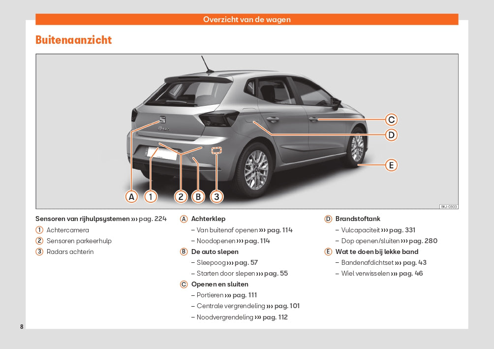 2022 Seat Ibiza Manuel du propriétaire | Néerlandais