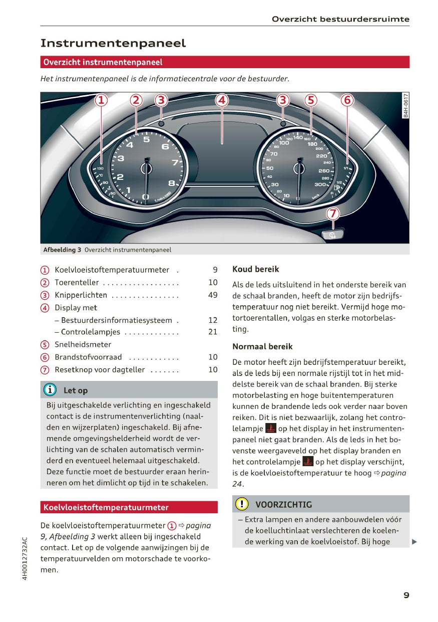 2014-2017 Audi A8/S8/S8 Plus Owner's Manual | Dutch