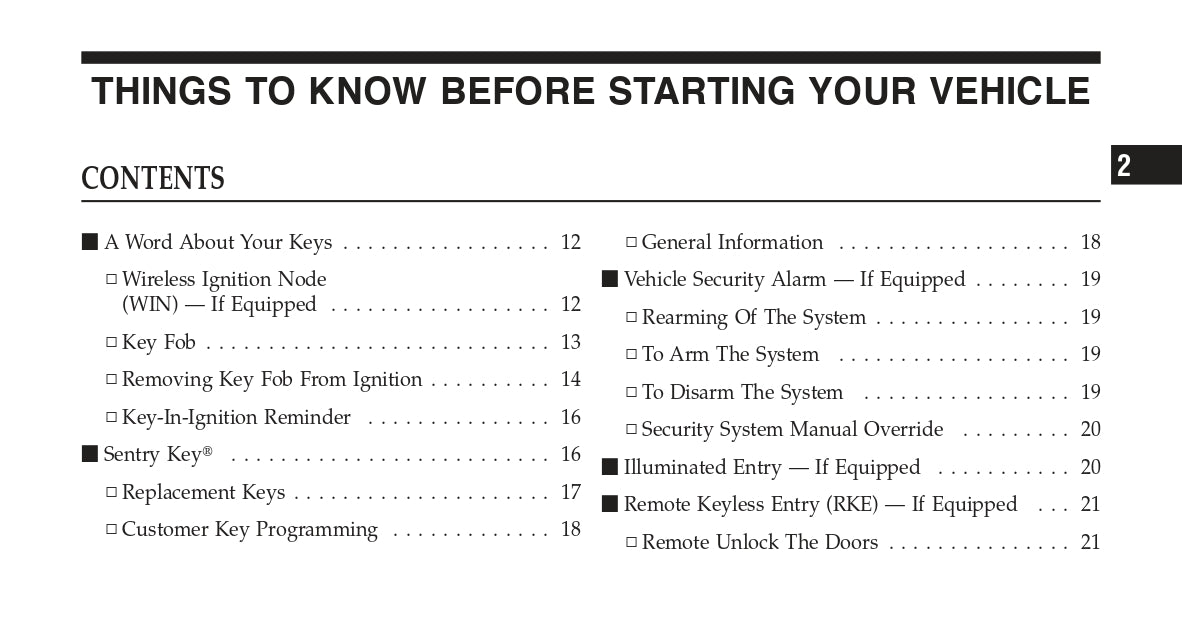 2012 Dodge Ram Truck Owner's Manual | English