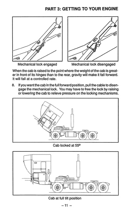 1990-1999 Peterbilt Manuel du propriétaire | Anglais