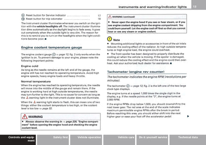 2007 Audi RS 4 Owner's Manual | English