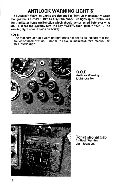 1981-1986 Peterbilt 359 Owner's Manual | English