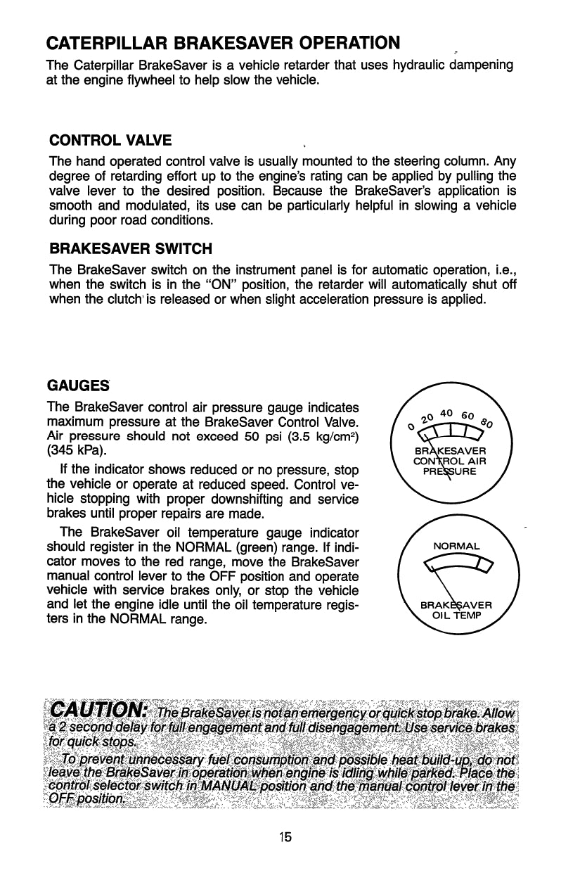 1981-1990 Peterbilt 379 Owner's Manual | English