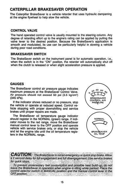 1981-1990 Peterbilt 379 Owner's Manual | English