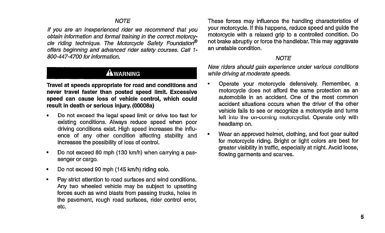 2004 Harley-Davidson Softail Owner's Manual | English