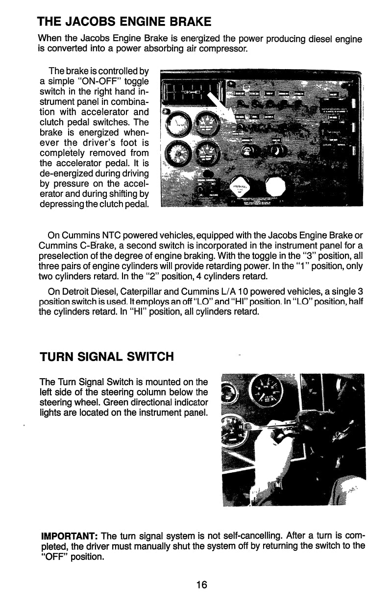 1981-1990 Peterbilt 379 Owner's Manual | English