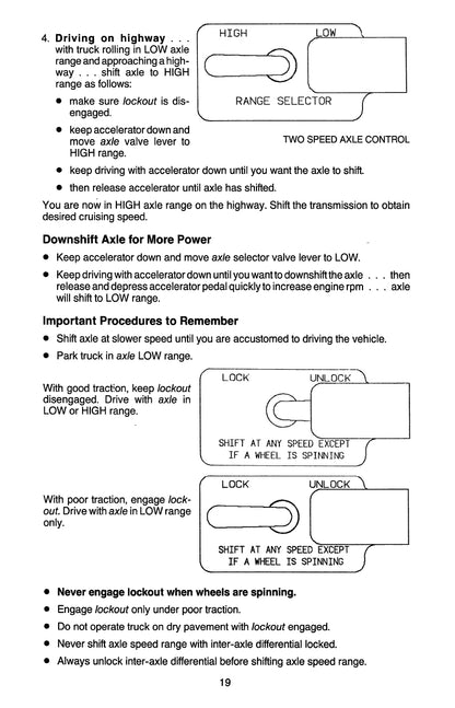 1981-1990 Peterbilt 379 Owner's Manual | English