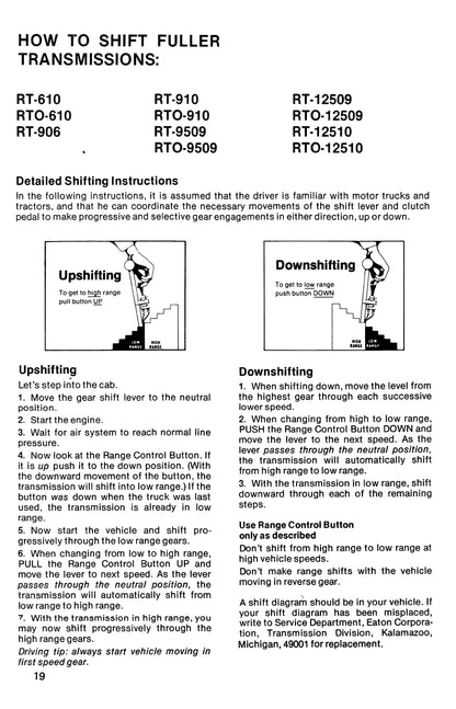 1981-1986 Peterbilt 359 Owner's Manual | English