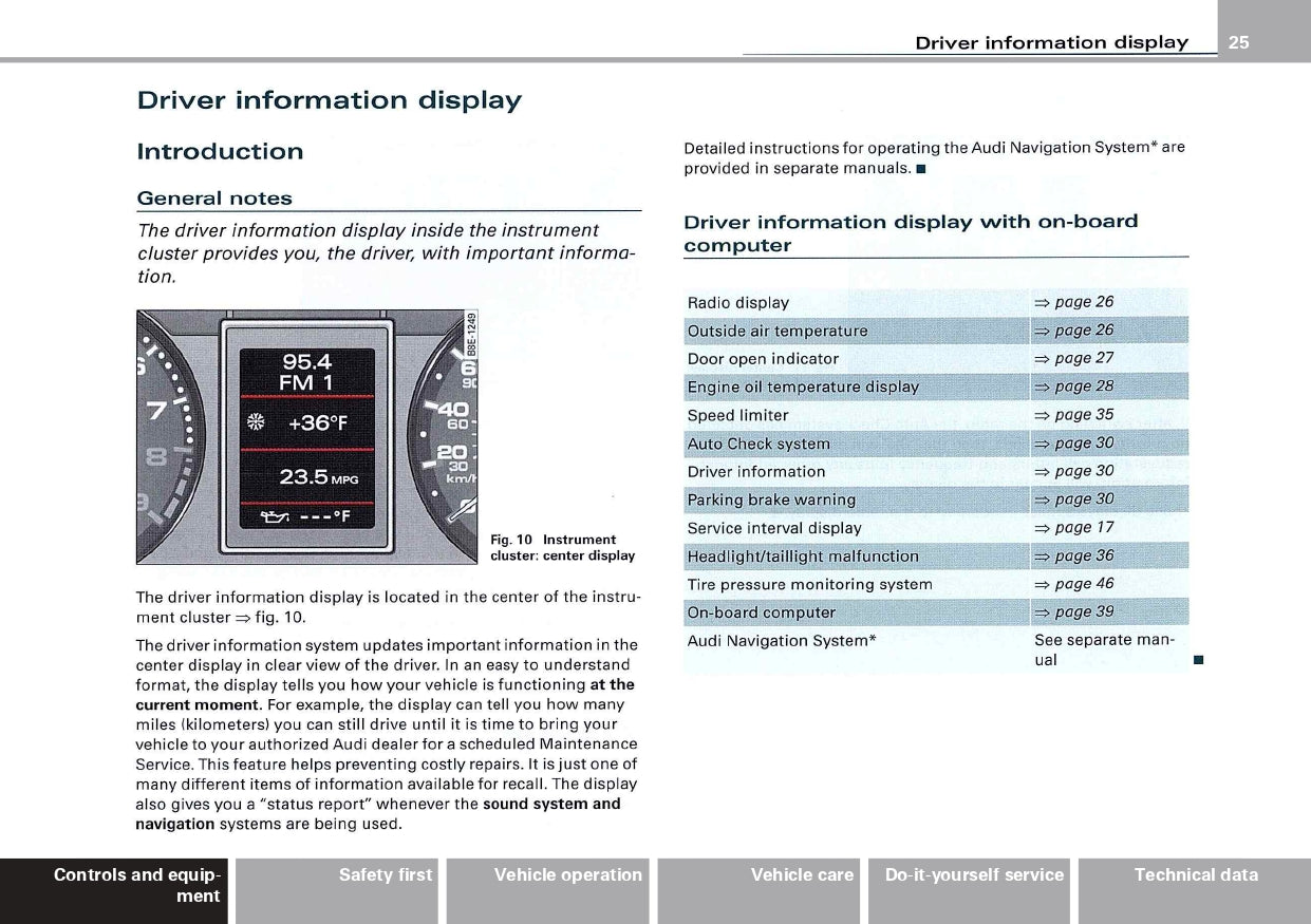 2007 Audi RS 4 Owner's Manual | English