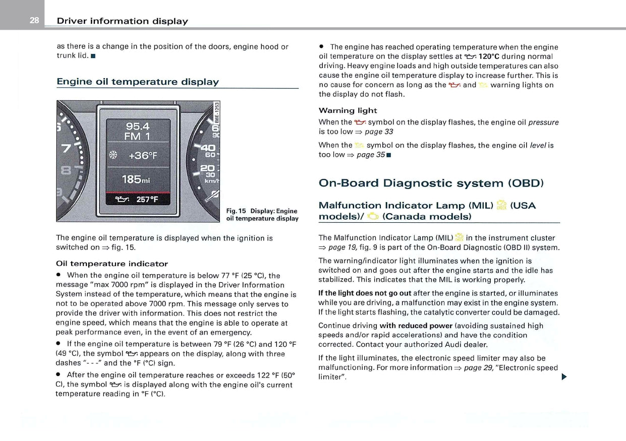 2007 Audi RS 4 Owner's Manual | English