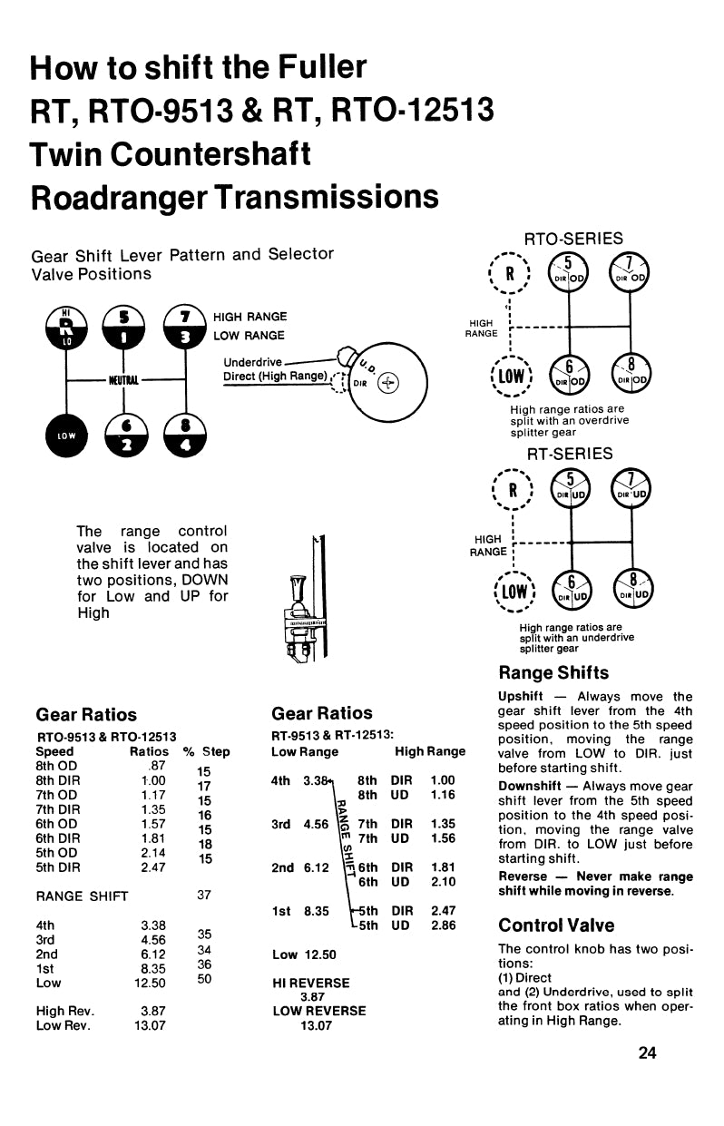 1981-1986 Peterbilt 359 Owner's Manual | English