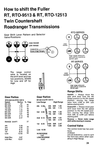 1981-1986 Peterbilt 359 Owner's Manual | English