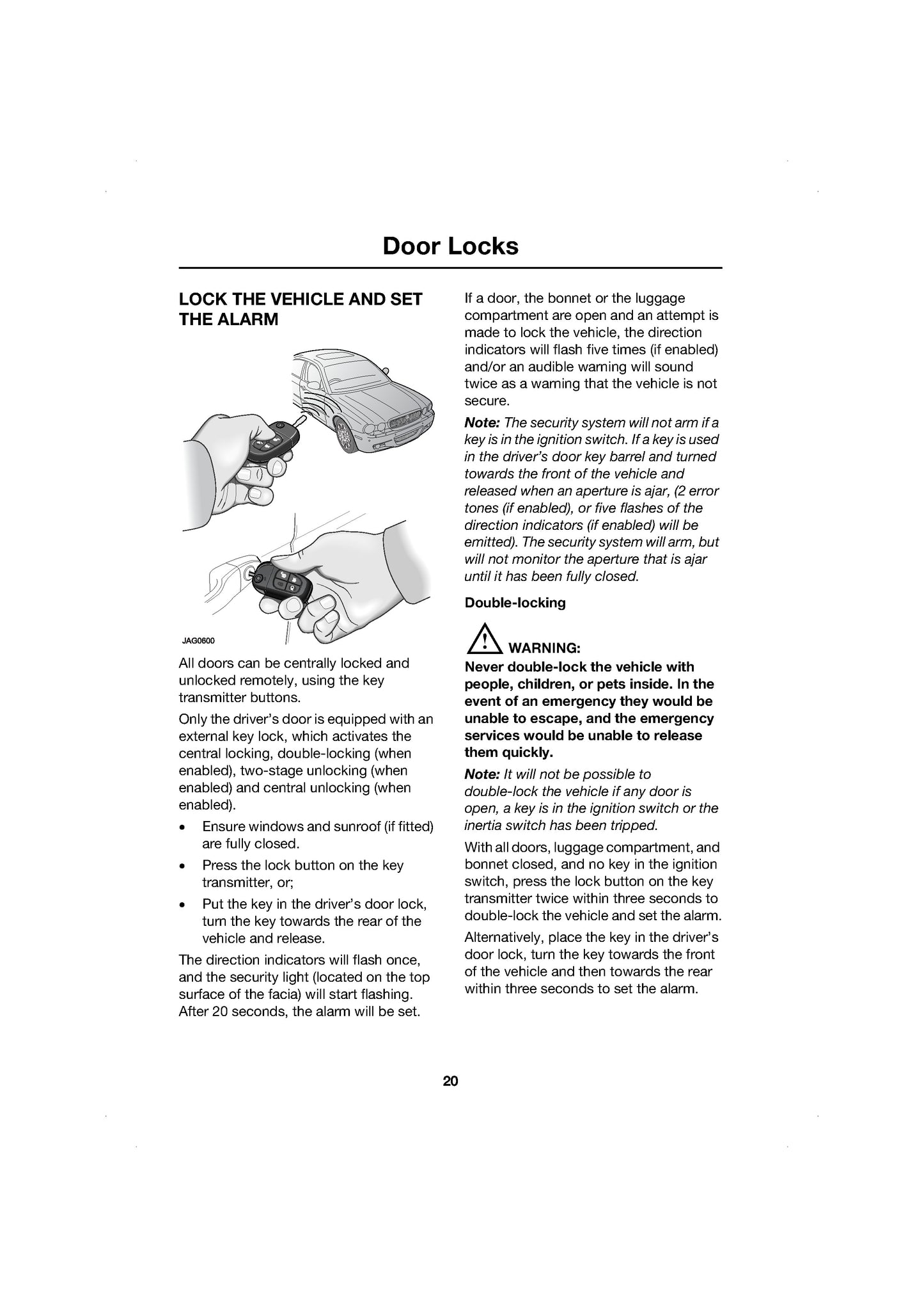 2008 Jaguar XJ Owner's Manual | English