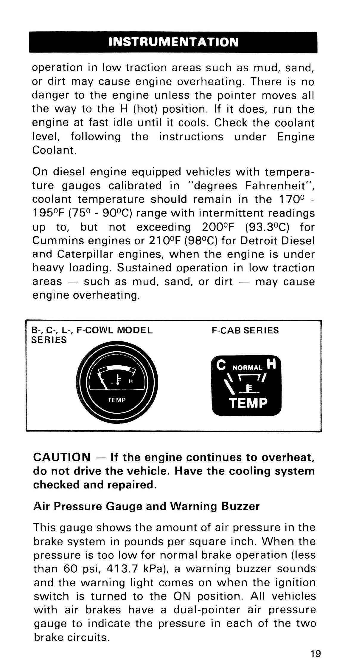 1985 Ford Medium Duty/600/700/7000 Owner's Manual | English