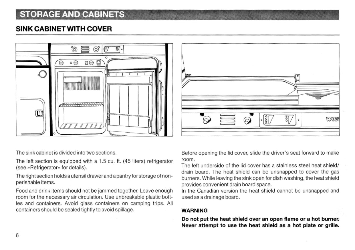 1987 Volkswagen Camper Manuel du propriétaire Supplement | Anglais