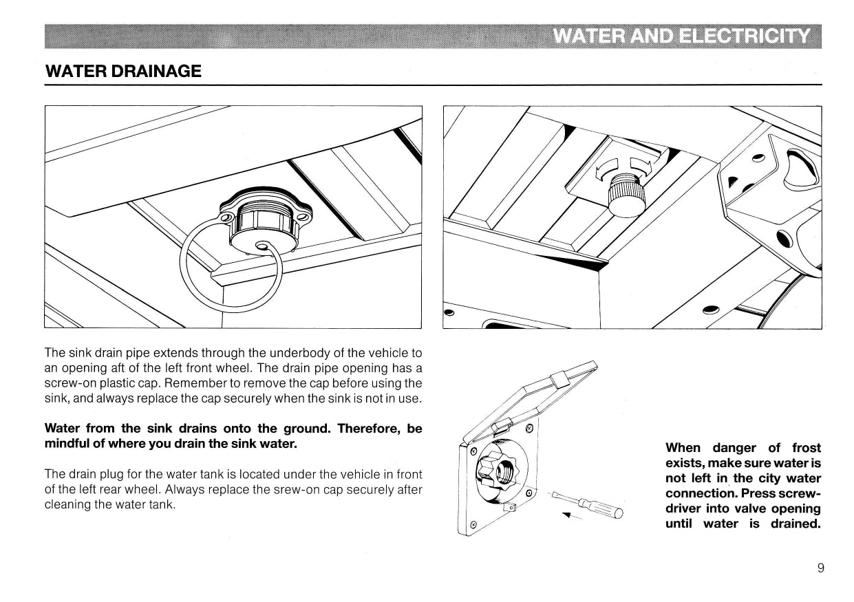 1987 Volkswagen Camper Manuel du propriétaire Supplement | Anglais