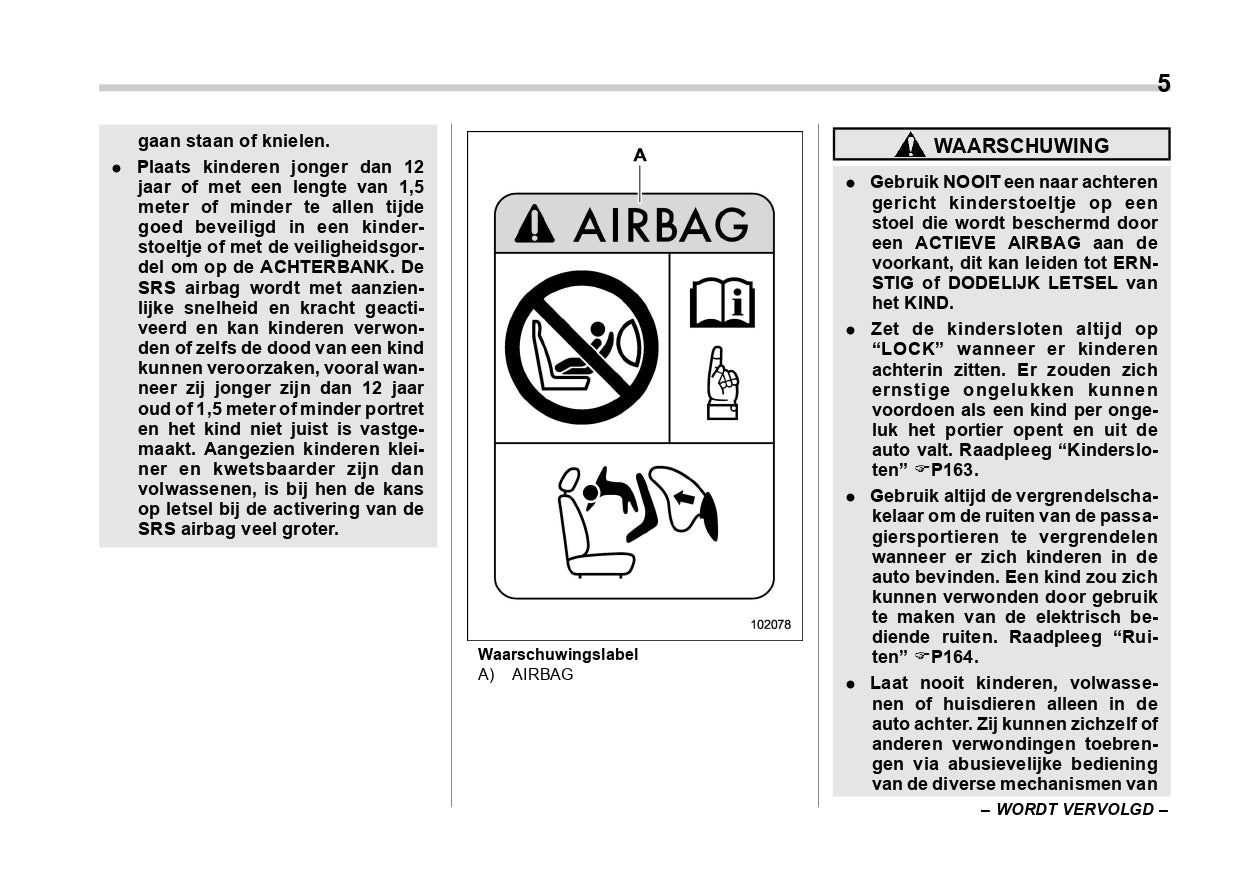 2020 Subaru Forester e-Boxer Owner's Manual | Dutch